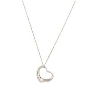 Tiffany Large Elsa Peretti Open Heart Necklace